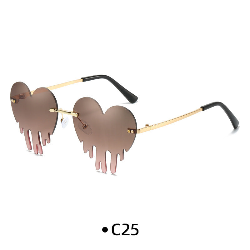 Wholesale 028 New Fashion Personalized Sunglasses Colorful Ocean Lens Sunglasses for Men and Women
